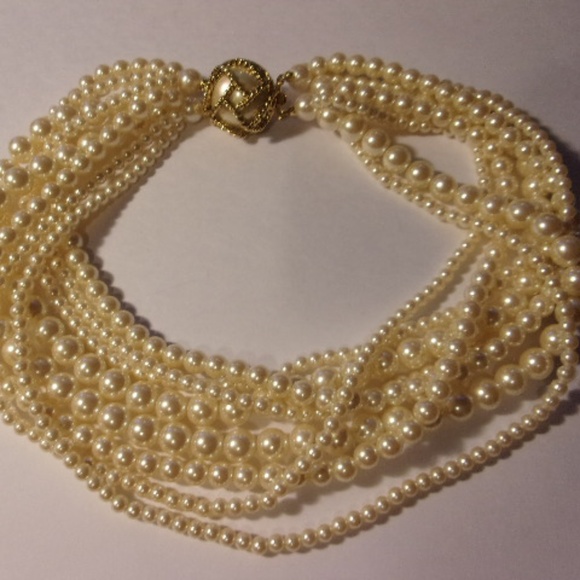 carolee pearl choker 